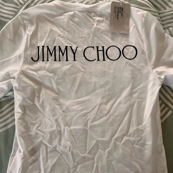 VIP SALE!!【Jimmy Choo】ロゴ Tシャツ☆ホワイト☆XSサイズ JIMMY CHOO ジミーチュウ ロゴ Tシャツ 白｜Yahoo!フリマ（旧